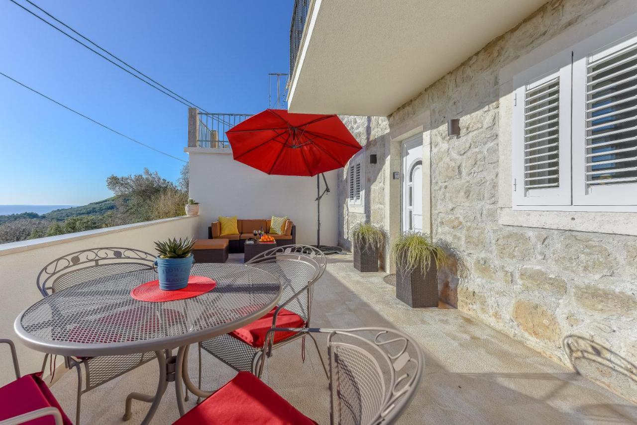 Polly Apartments With Swimming Pool Babino Polje Экстерьер фото